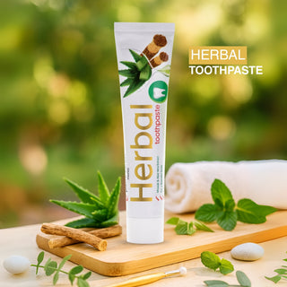 Herbal Toothpaste with Aloe Vera & Miswak & Tea Tree