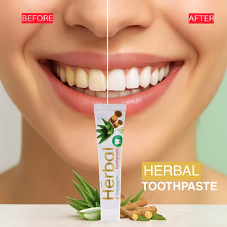 Herbal Toothpaste with Aloe Vera & Miswak & Tea Tree