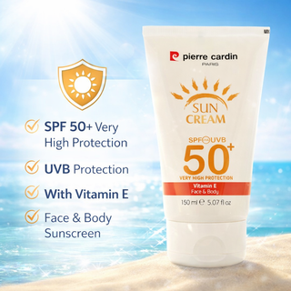 SPF 50+ UVB Very High Protection Vitamin E Face & Body Sunscreen