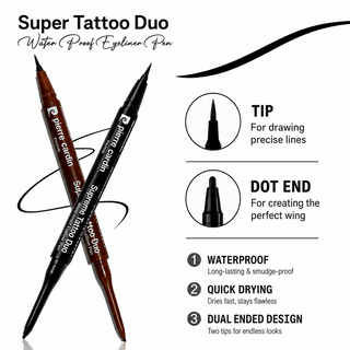 Pierre Cardin Super Tattoo Duo Waterproof Eyeliner Pen