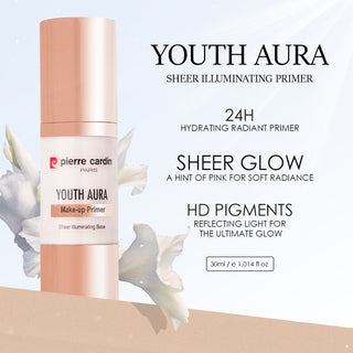 Youth Aura - Sheer Illuminating Primer  - HD Pigments Reflecting Light for Glow